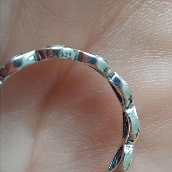 925 Sterling Silver Blue Eye Ring - Picture 5 of 8